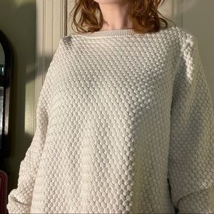 LL Bean Knit Beige Sweater